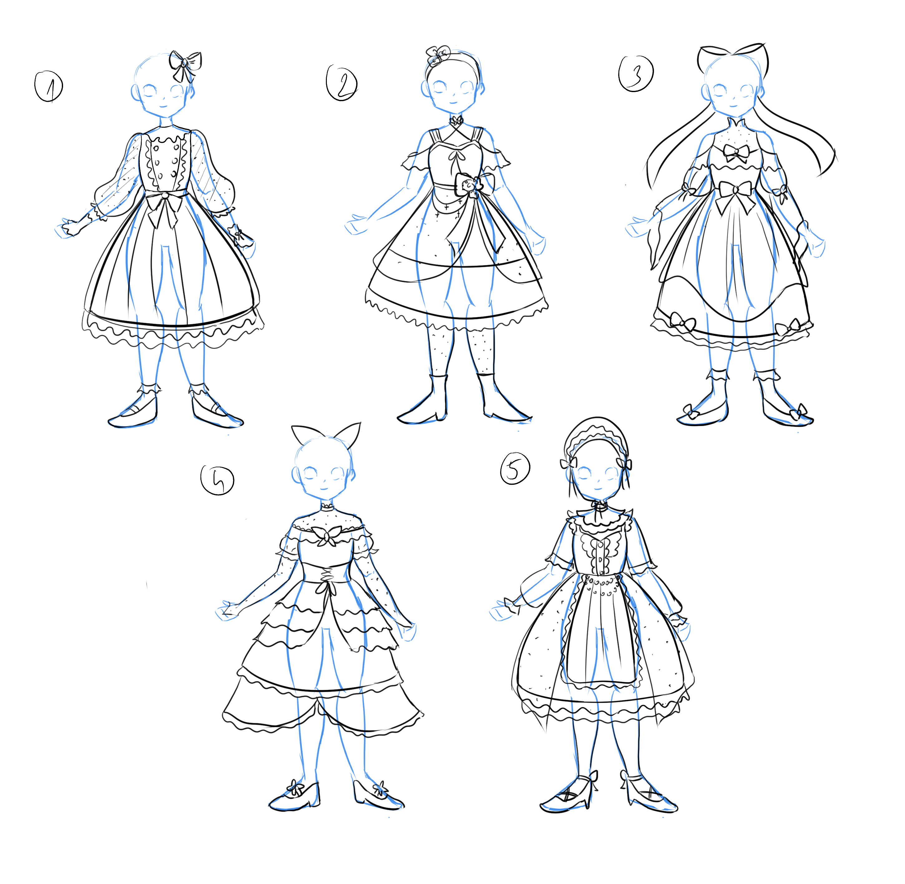 anime base gothic lolita  Anime base, Anime poses reference