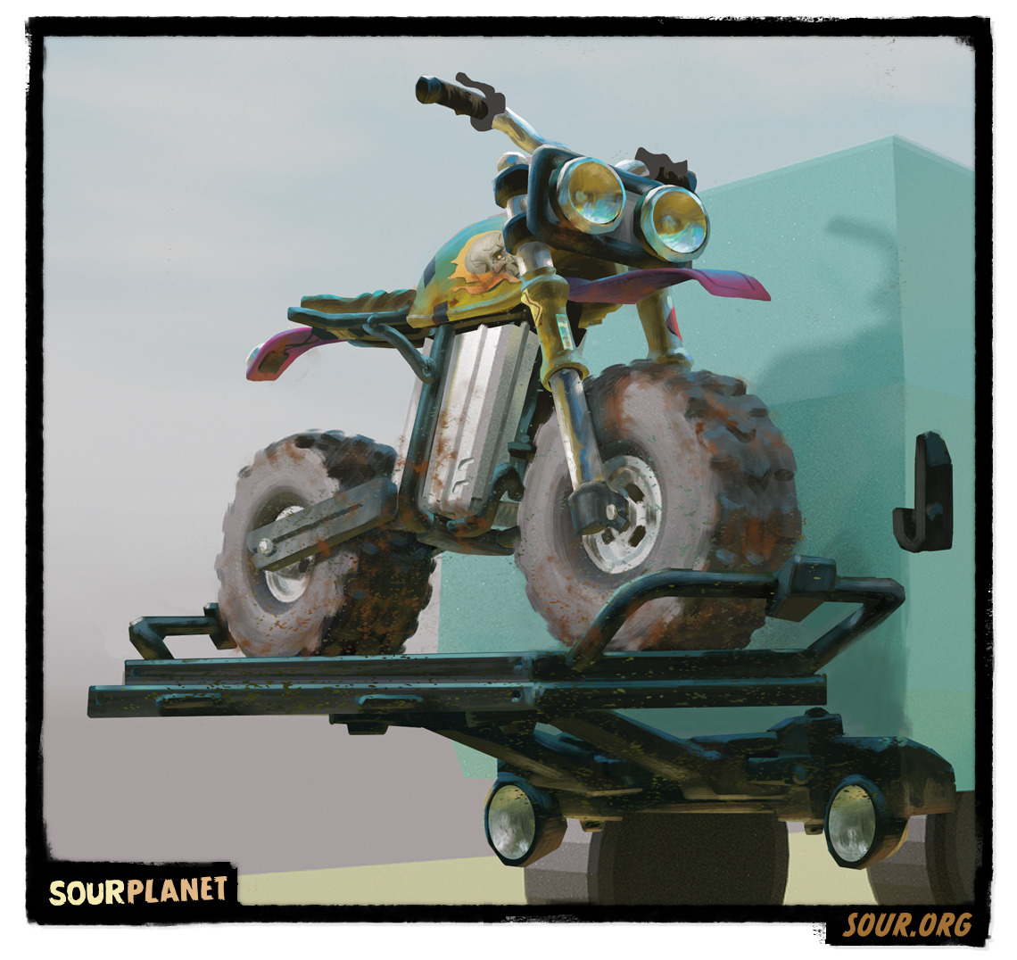 Clip Studio Blenderの定型化されたコンセプトアート By Sourplanet Clip Studio Tips