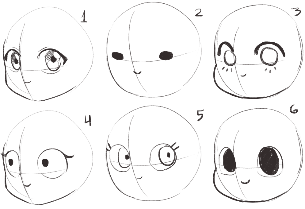 Chibi Eye Styles