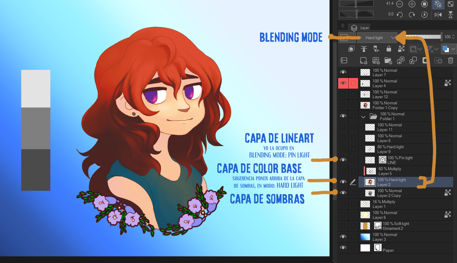 グラデーションツールとマップを使用したシェード by OrenJuice - CLIP 