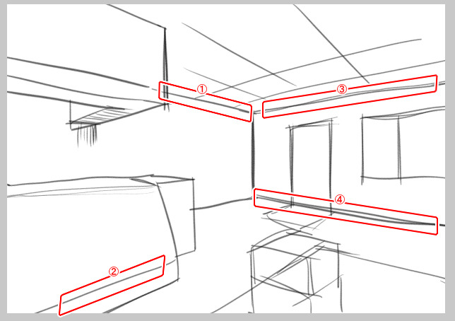How To Draw A Couch In 2 Point Perspective