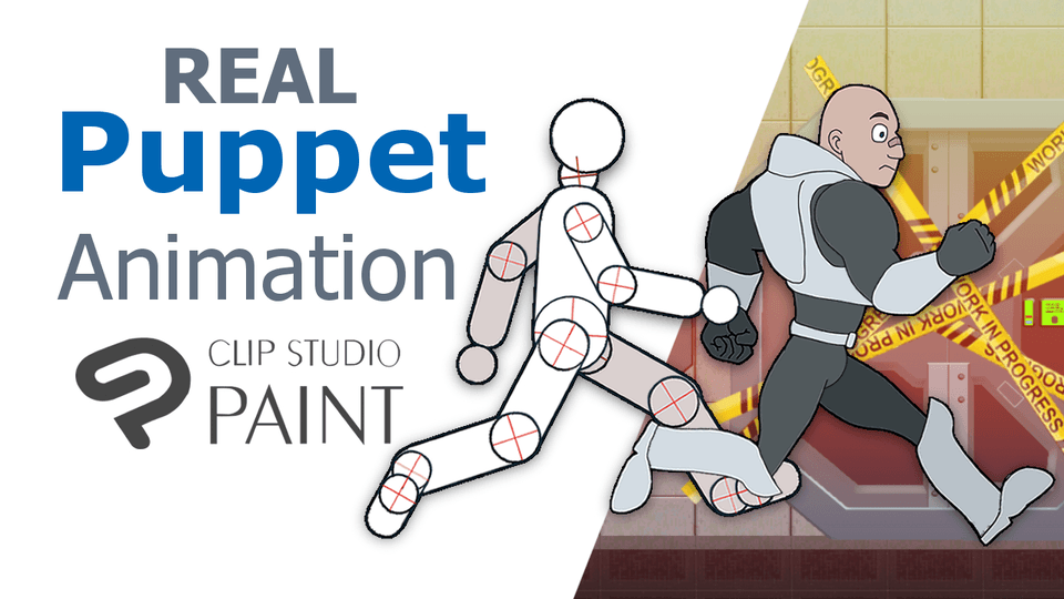 Real Puppet Animation in Clip Studio Paint by Manleonardo Make better