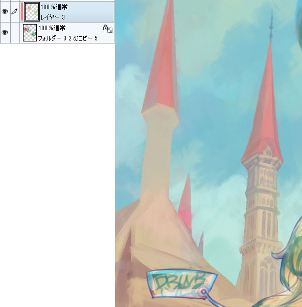 5 背景の着色 2 お城の描き込み プロのイラストメイキング Lack 5 By Clipstudioofficial Clip Studio Tips