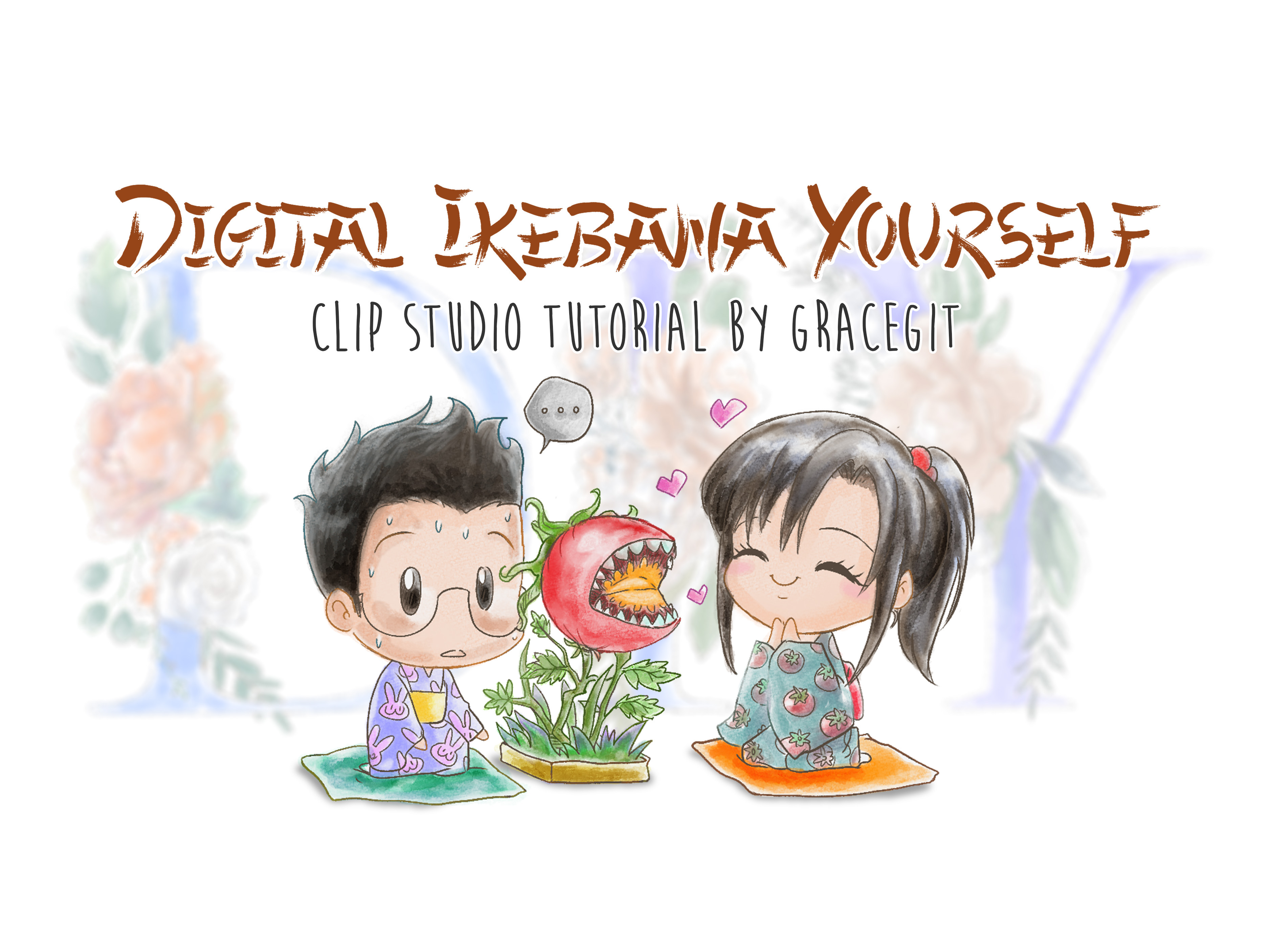 D I Y Digital Ikebana Yourself By Gracegit Clip Studio Tips