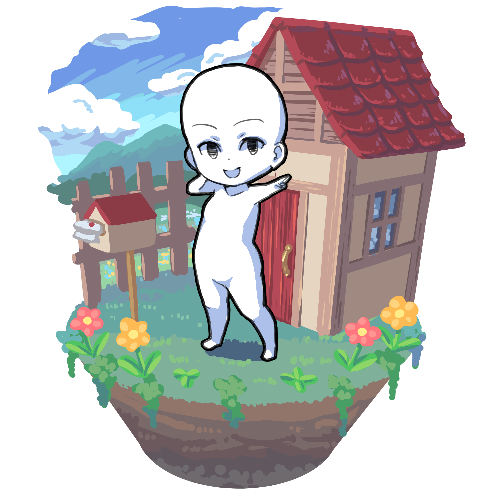 準備から仕上げまで】かわいいヴィネット風イラストの描き方🌸 by