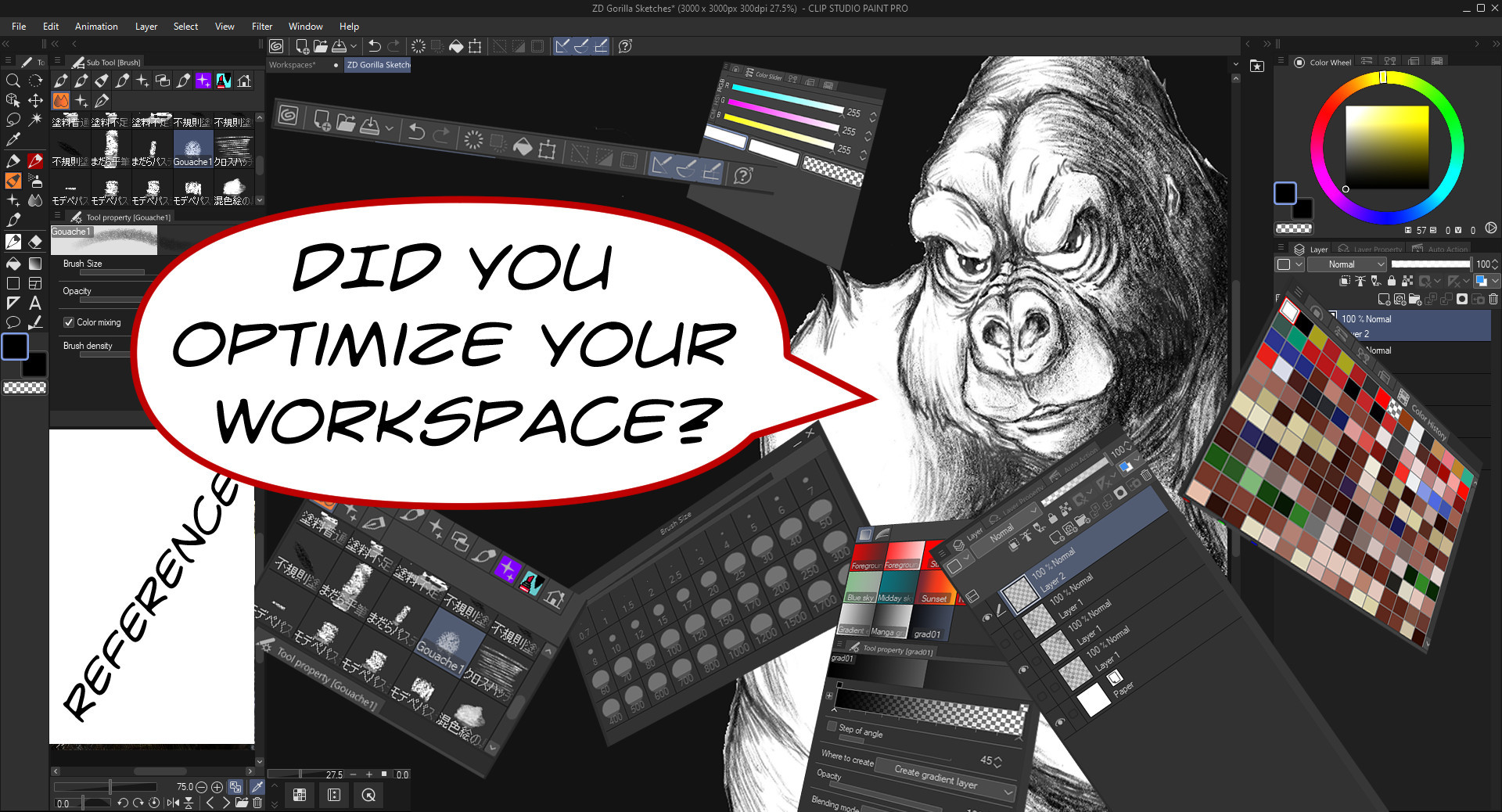 Did you optimize your Workspace? by dannysartworks - Make better art | CLIP  STUDIO TIPS