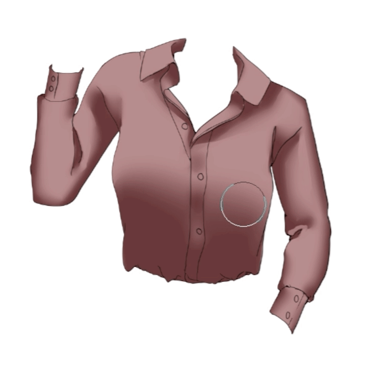 Any way to make a flat chest without clothes warping? : r/VRoid