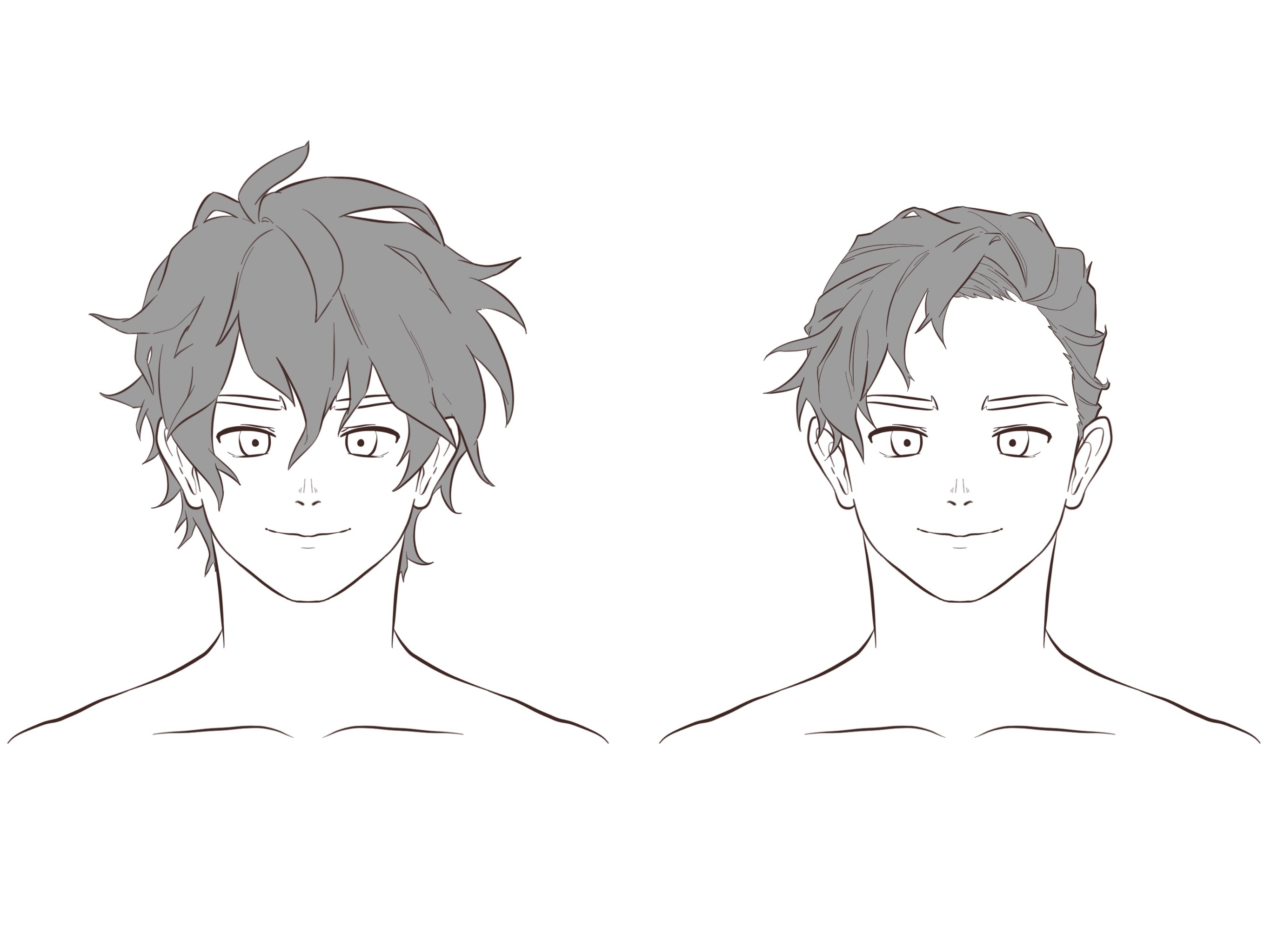 How To Draw Fluffy Hair