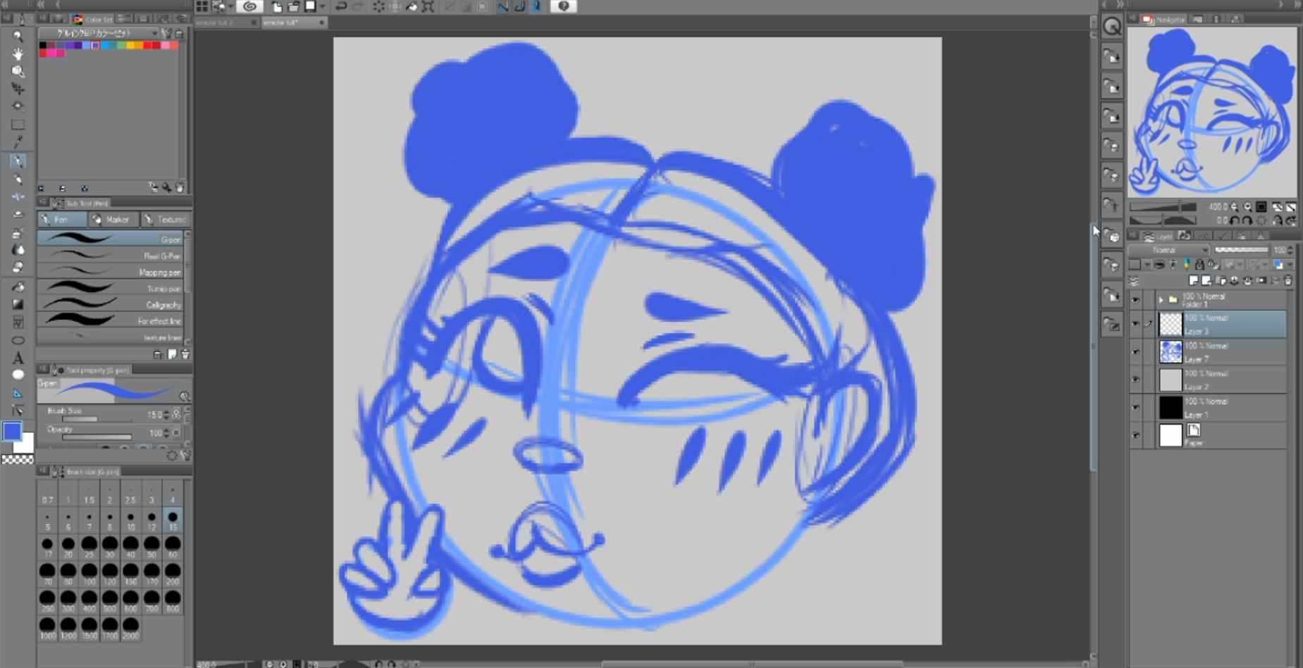 How To Make Emotes Using Clip Studio Paint Default Brushes By Epiphany Journee Clip Studio Tips