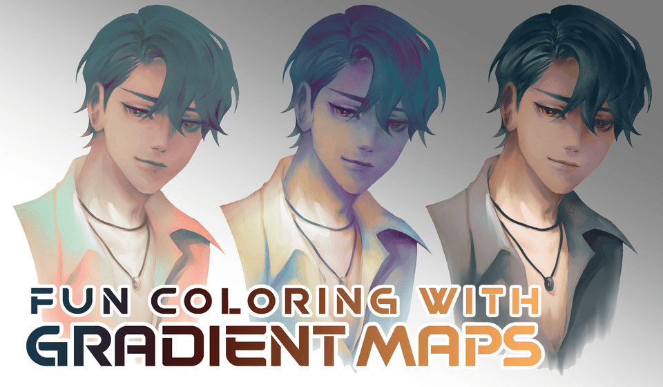 Fun Coloring with Gradient Maps by Natjieo - Make better art | CLIP ...