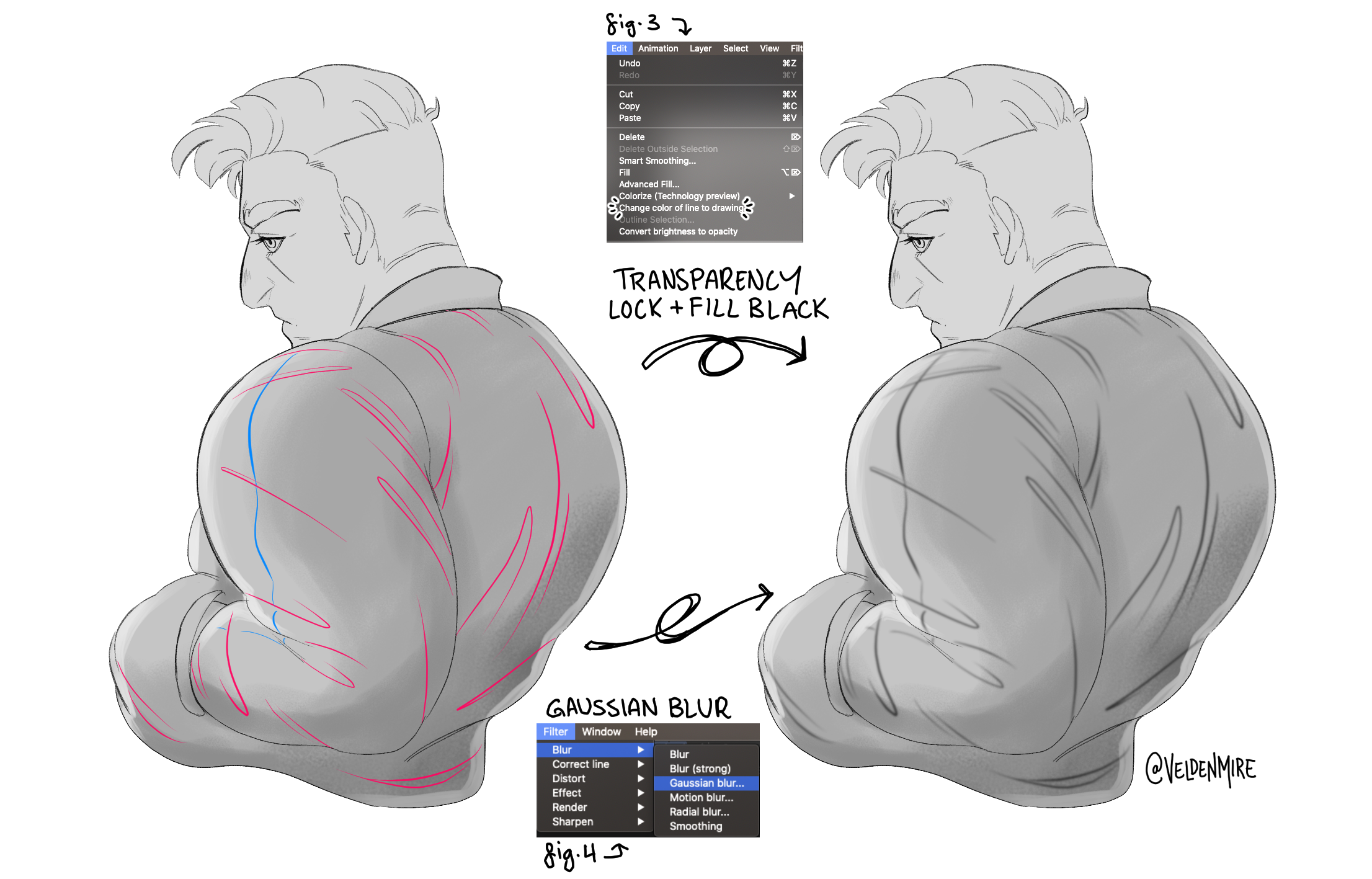Using Gradients to Render Fabric! by Veldenmire - Make better art
