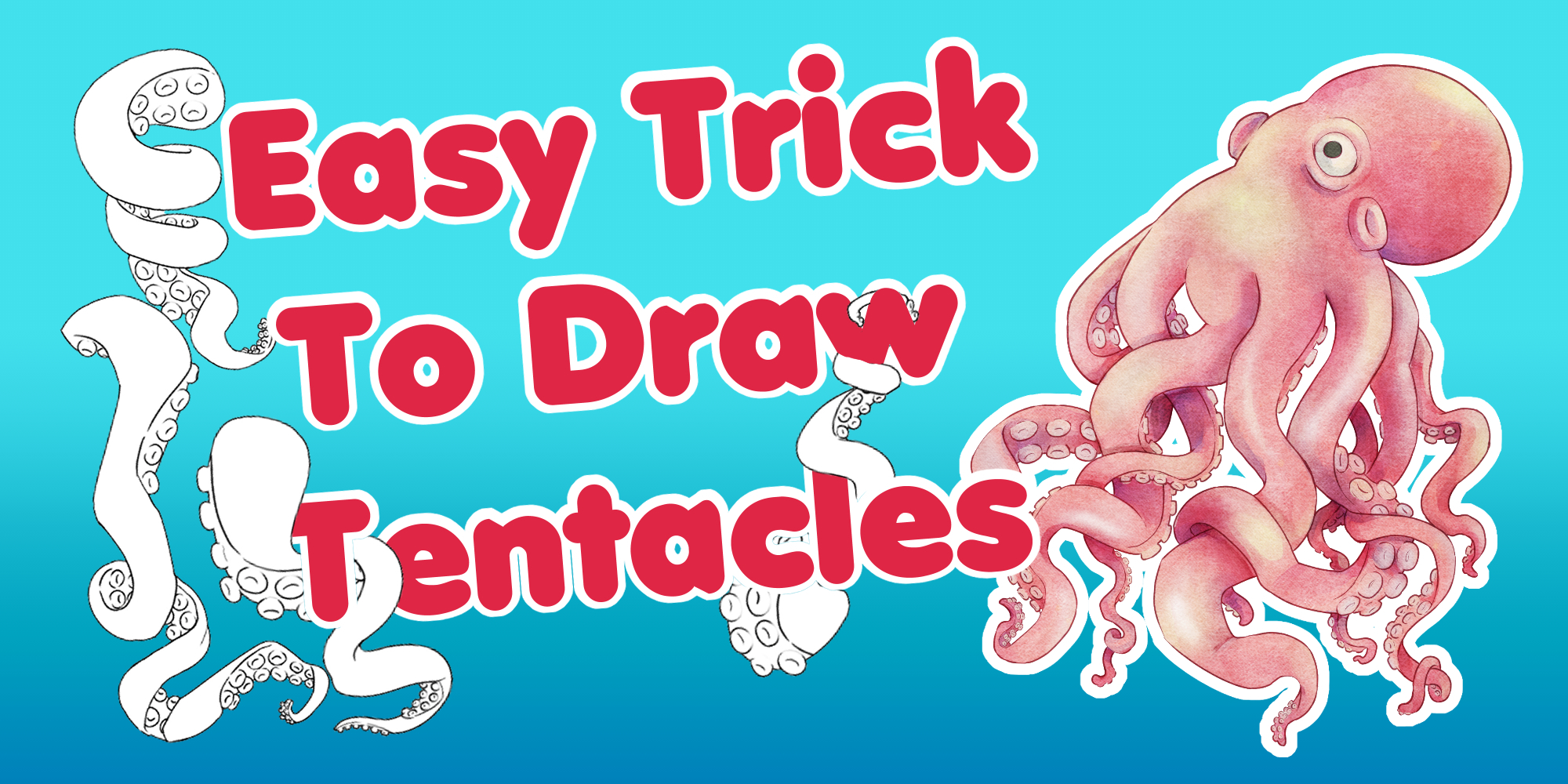 how to draw octopus legs