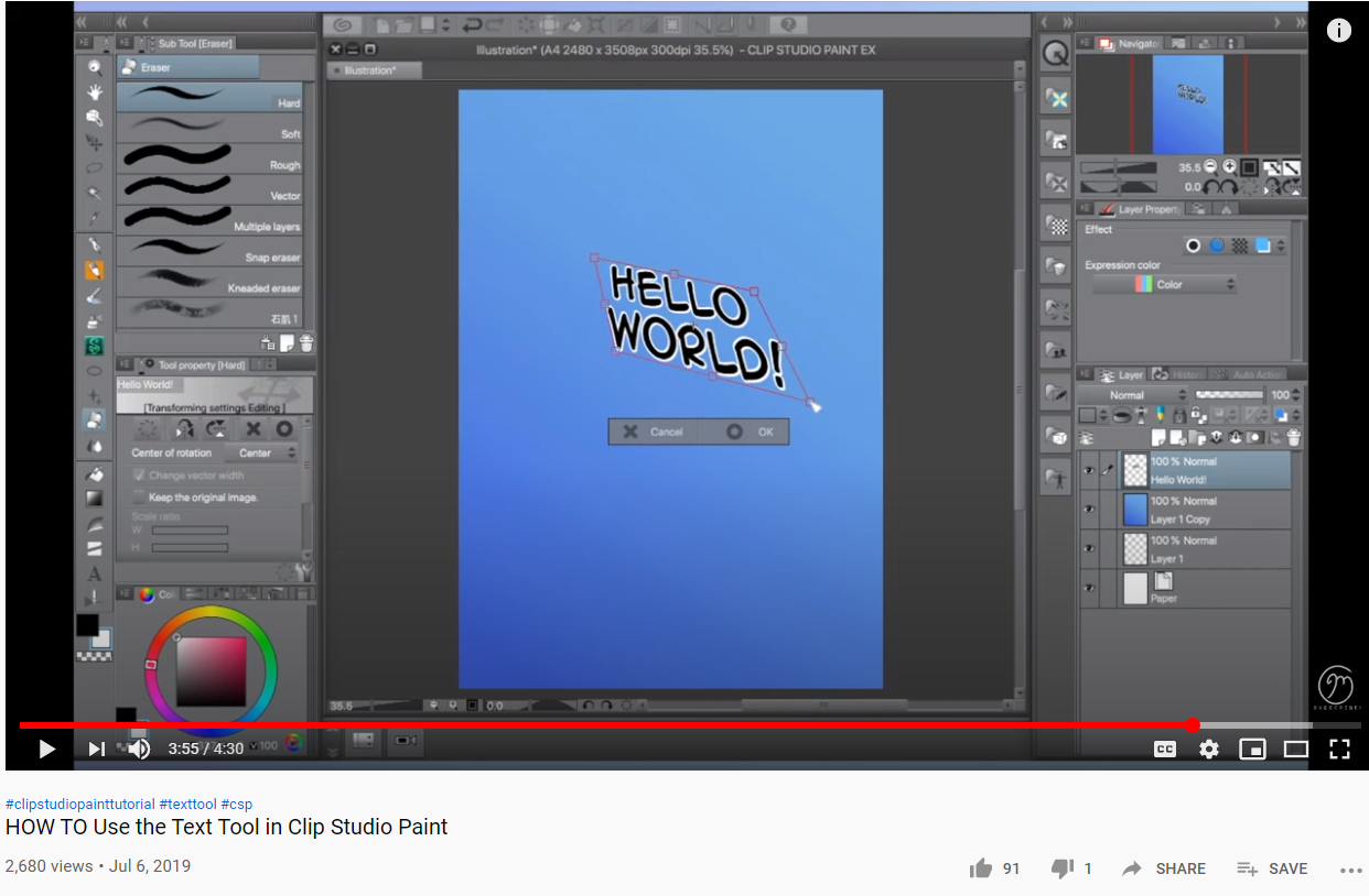 Youtube上的10個很棒的clip Studio教程by Lizstaley Clip Studio Tips