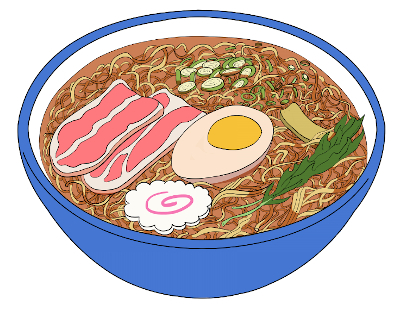 Anime Food With Faces Drawing