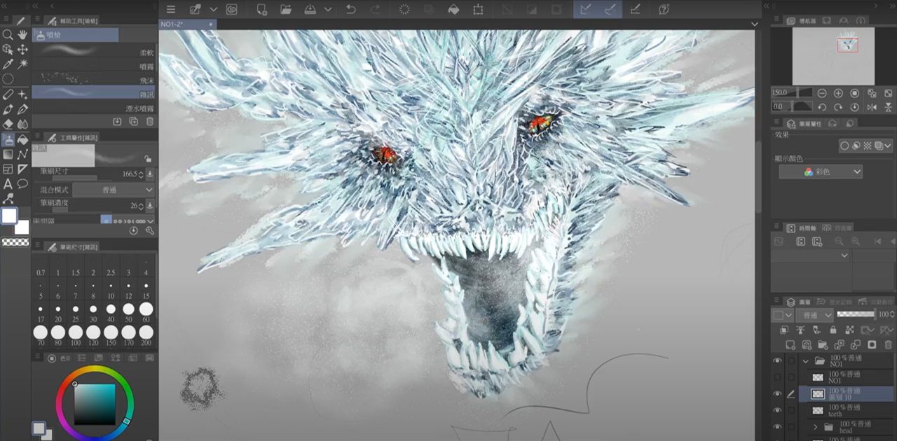ドラゴンファイトシーンの描き方 By Kishacheung Clip Studio Tips