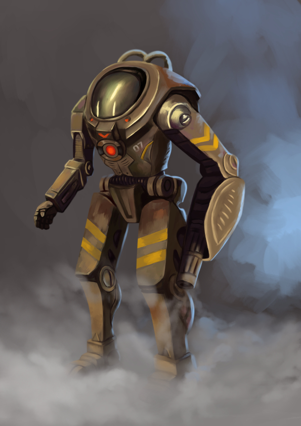 メカロボットのイラスト By Edikanart Clip Studio Tips