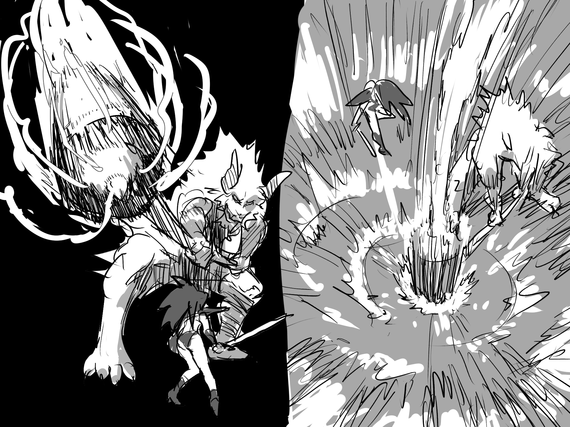 Manga Action Effects Using 