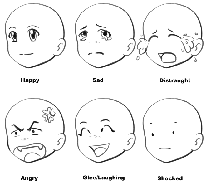 Chibi face deals expressions