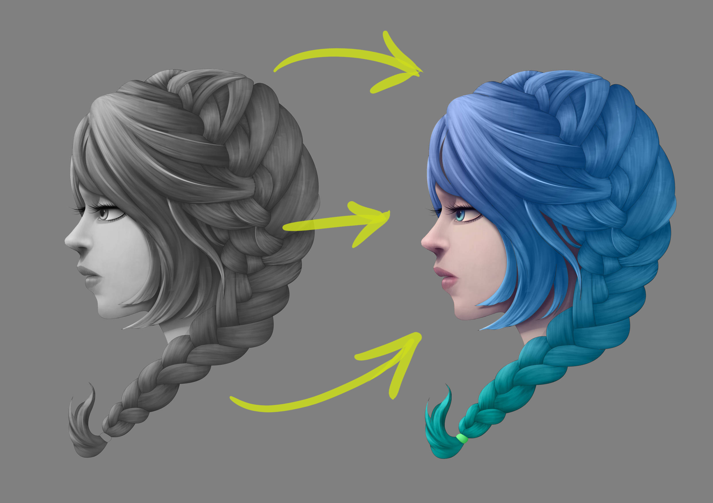 grayscale painting tutorial