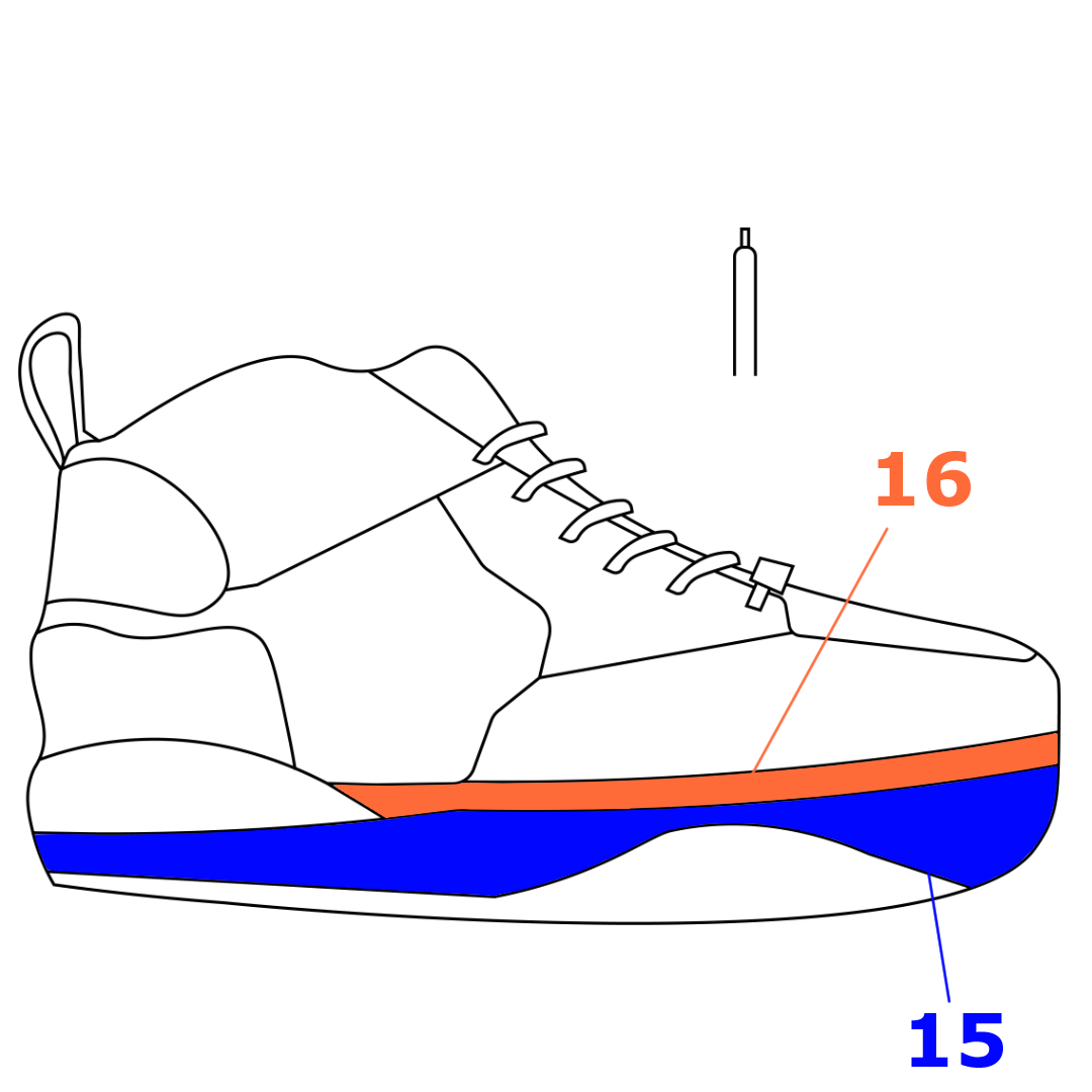 中位の画用紙に描く‼️　テンションアップスタンス。 Unique sneaker design by Metosoik - Make better art | CLIP