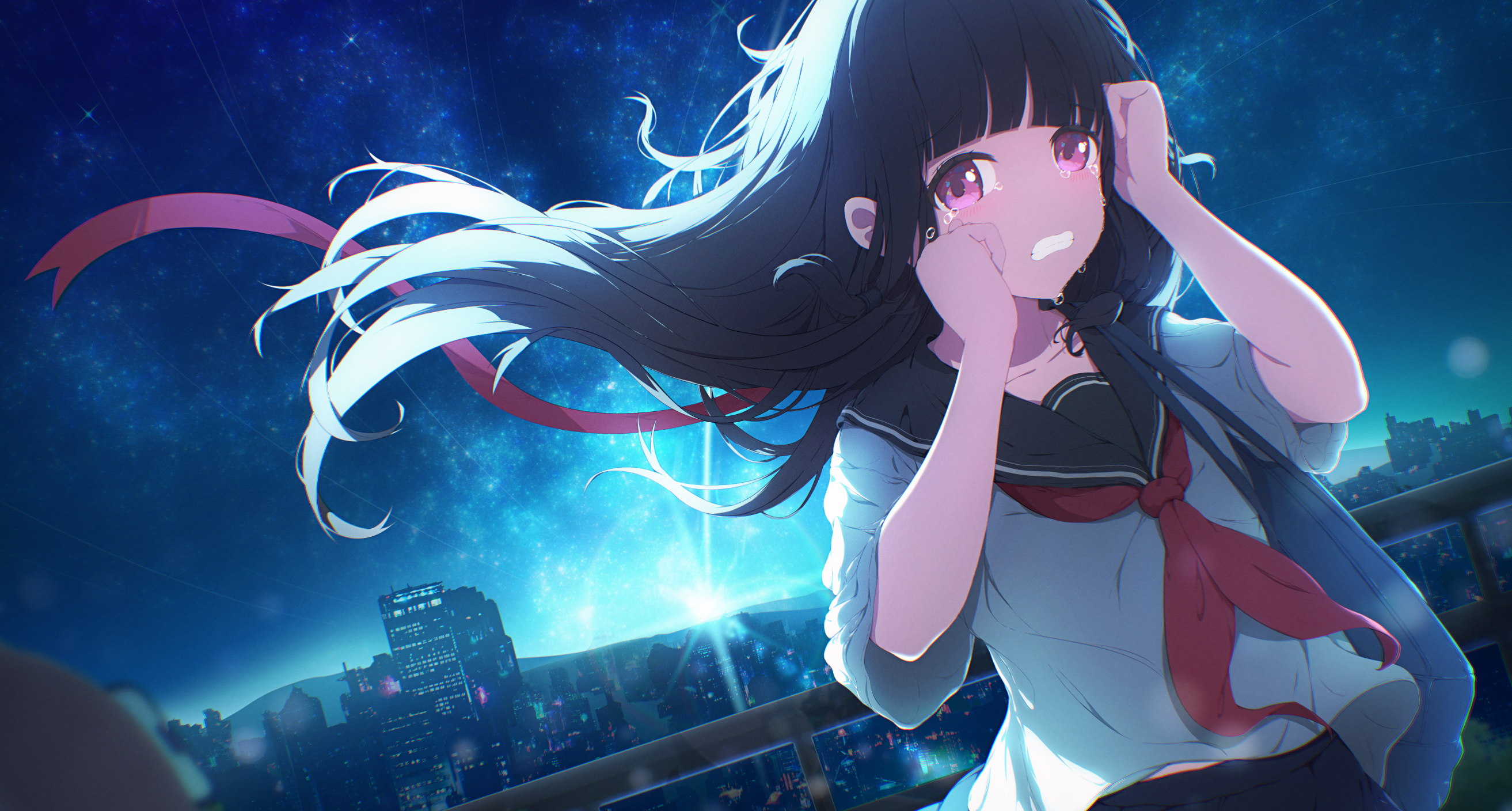 How to Build a Starry Night Scenes by zuzuame - Make better art