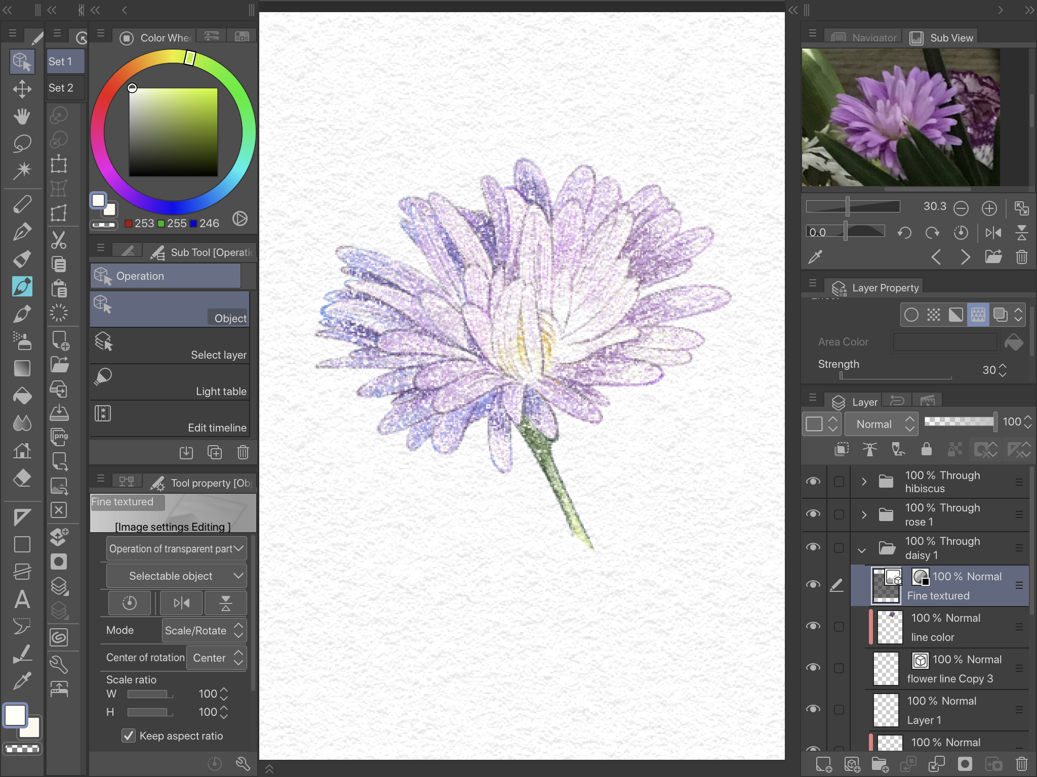 写真から花を描く方法 By Meomeongungu Clip Studio Tips
