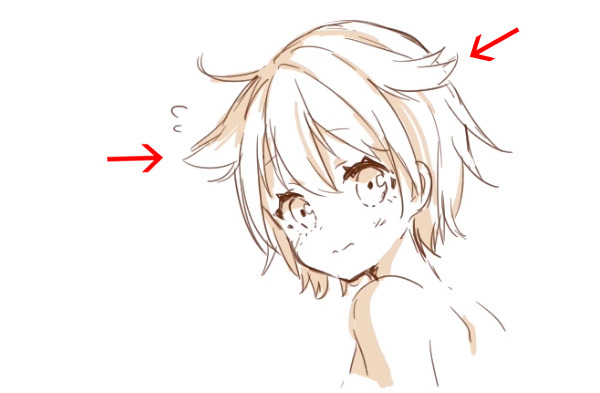 HOW TO DRAW ANIME STYLE HAIR by Miniuxtips - Make better art