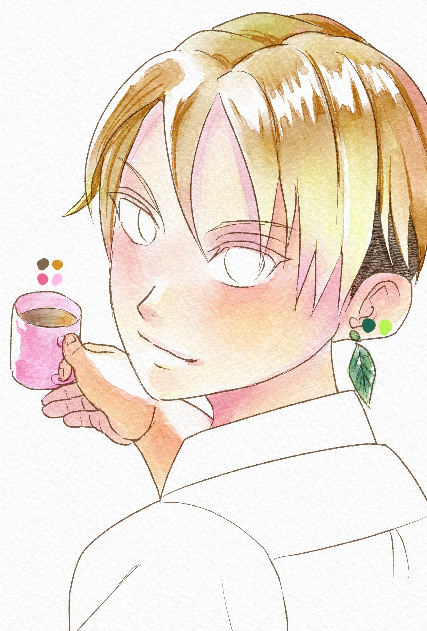 Analog Watercolor Style Painting “水彩風イラスト #1” by SABASTY