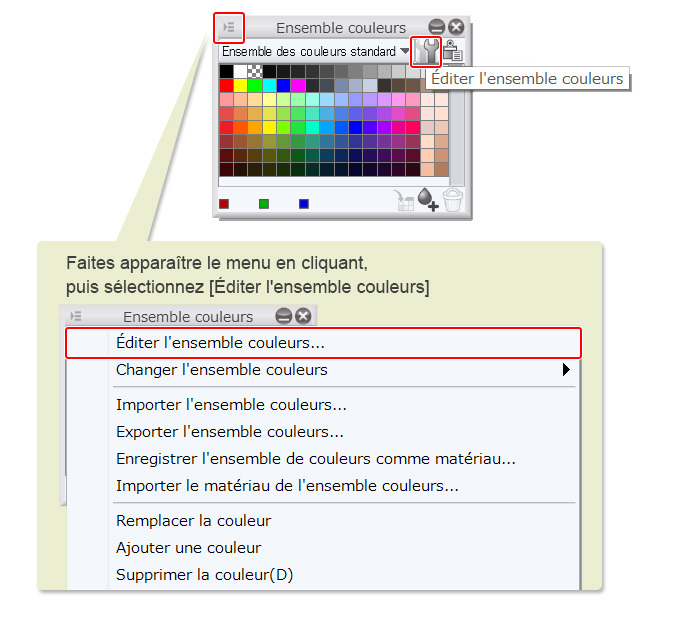 Augmentez Votre Efficacite Grace A La Palette Ensemble Couleurs Utilisation De La Palette Et Importation Exportation Des Donnees Parametres D Outil Remplissage 8 Par Clipstudioofficial Clip Studio Tips