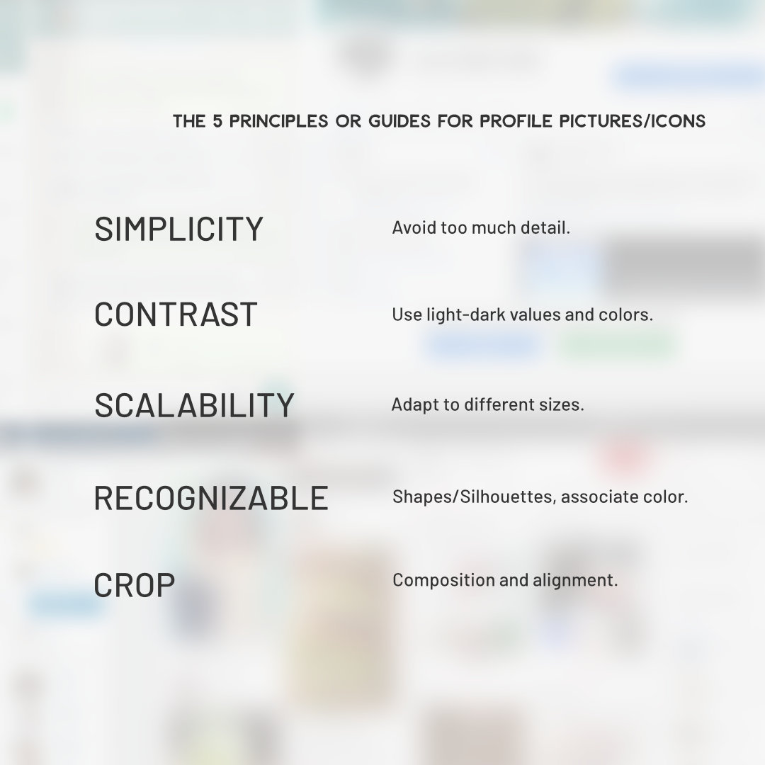モックアップと5つのデザイン原則を備えたプロファイルアイコン By Ed Clip Studio Tips