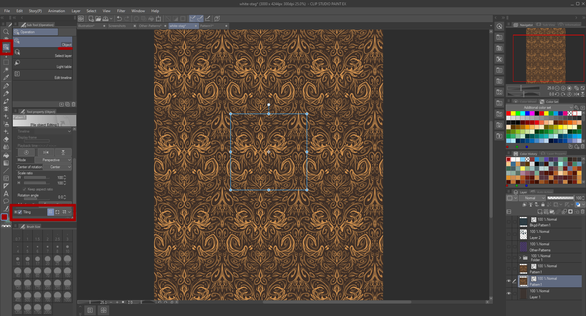 Making Repeating Patterns in Clip Studio Paint by InvertSilhouette - Make  better art