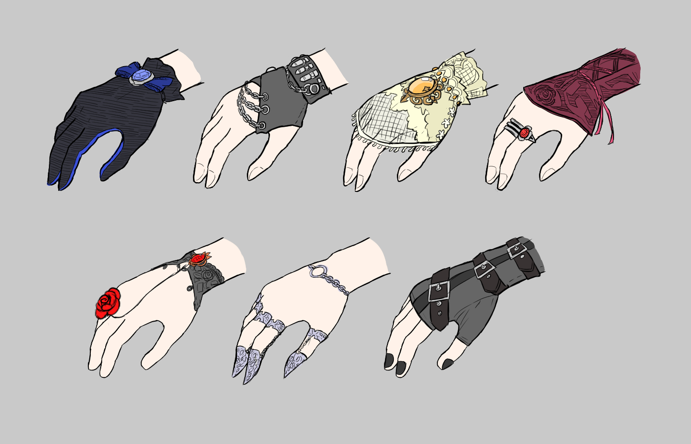 設計哥特式洛麗塔服裝by Dinosaur2miniguns Clip Studio Tips