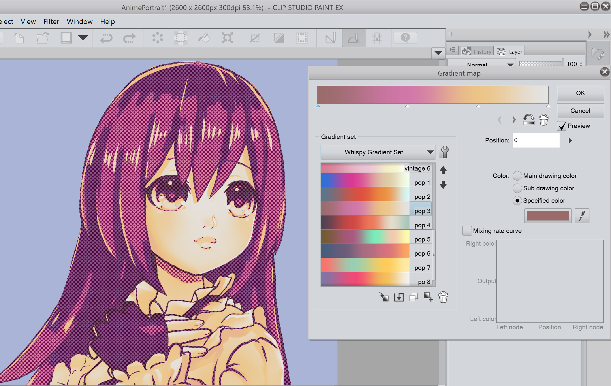 アニメアートをポップアートに変える アニメポップアート 1 By Falynevarger Clip Studio Tips