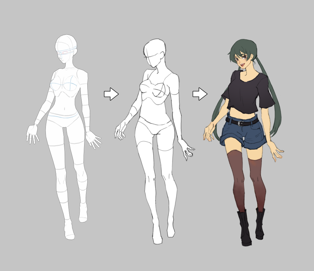 3d描画ポーズを使用する3d機能を使用してさまざまなポーズを描画します By Thitaart Clip Studio Tips