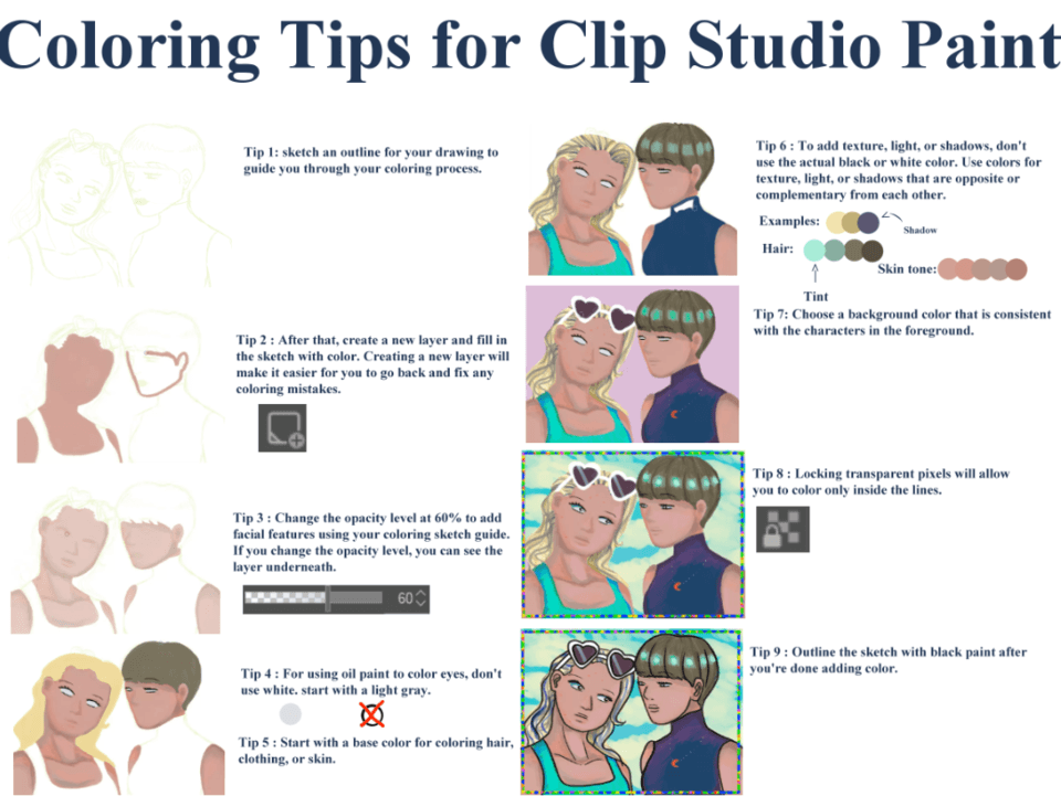 Ikhtisar seri “Tutorial untuk Clip Studio Paint” oleh lvlsart ...