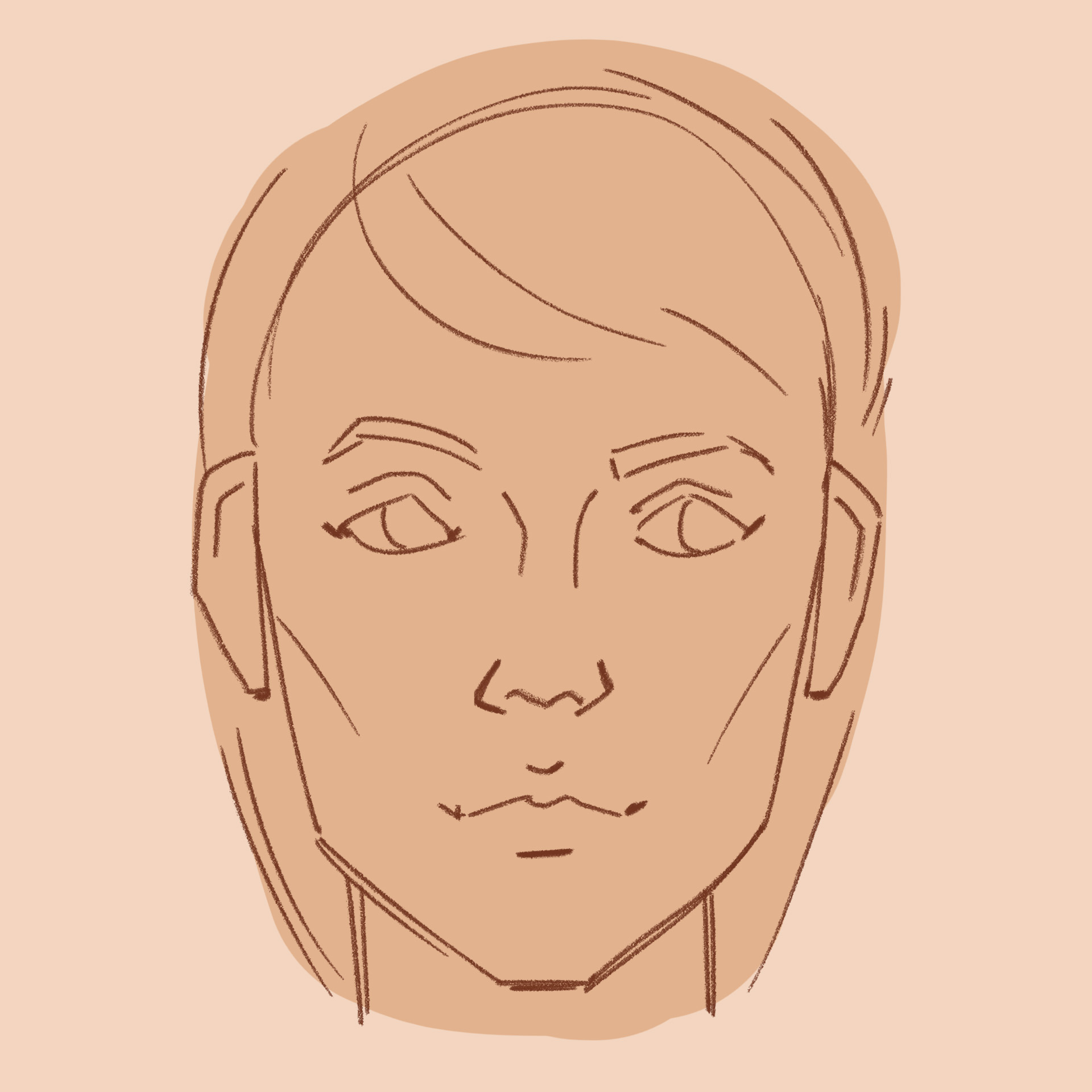 female face drawing proportions