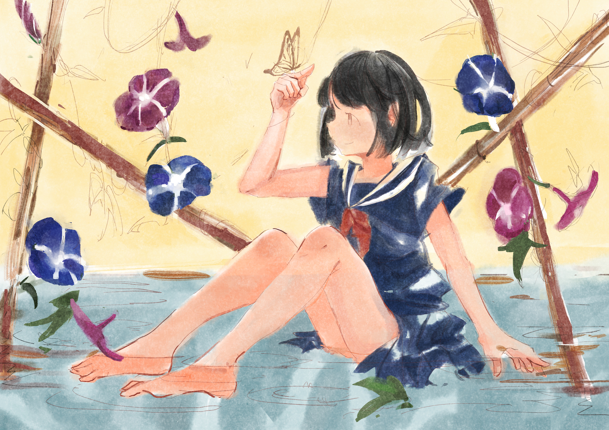 ブラシと素材のインクスタイル By Cicadafall晴時雨 Clip Studio Tips