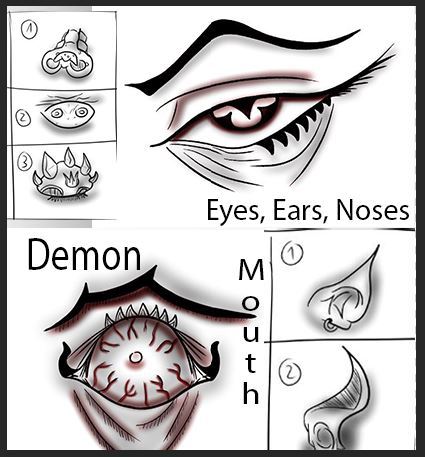 demons drawings