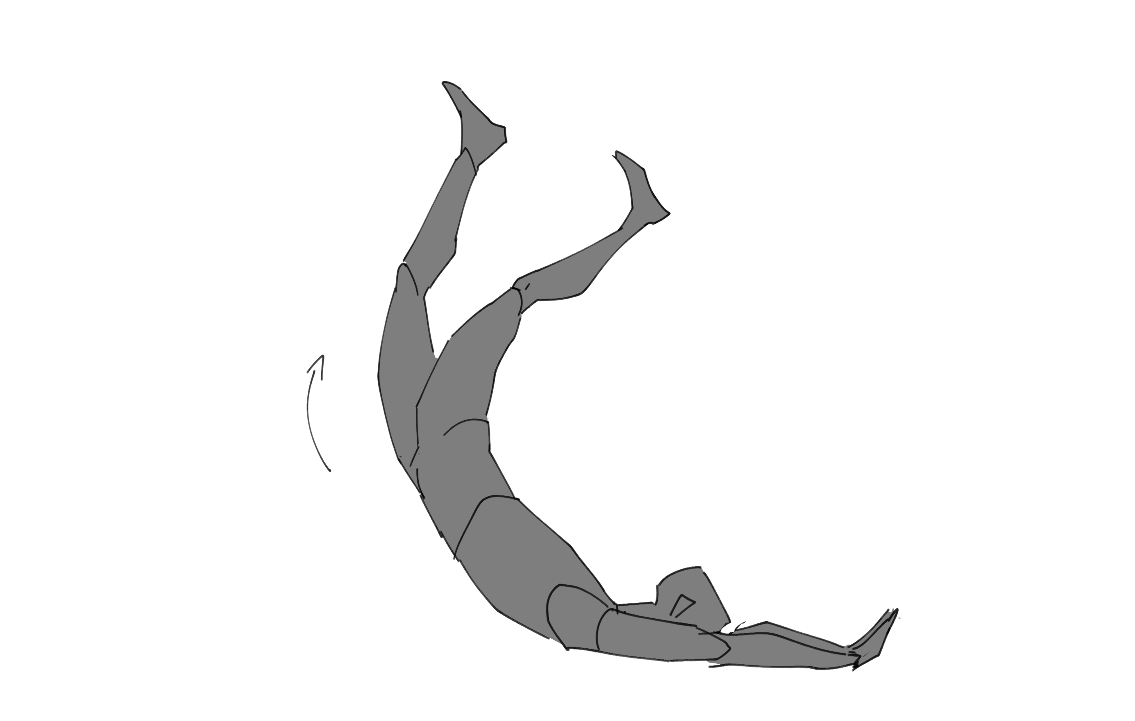 Dynamic Falling Pose