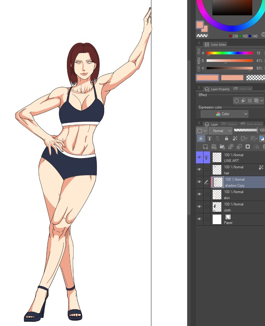 ホットで筋肉質なウェブトゥーンキャラクターをClip Studioで描く方法