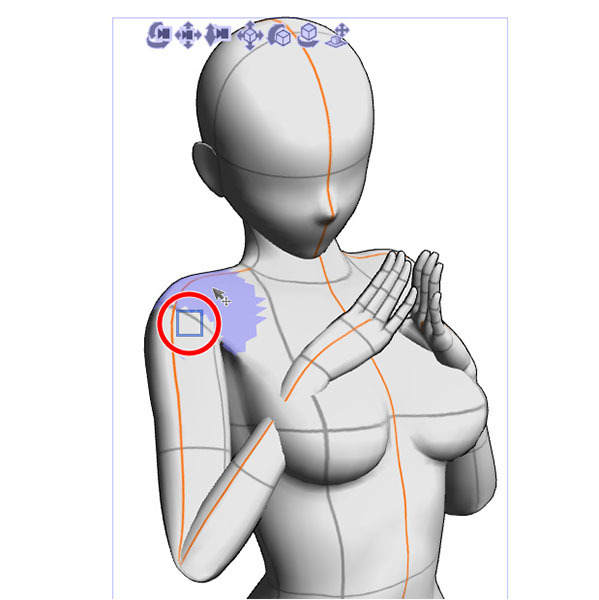 3dデッサン人形を使ってみよう ポーズ変更 3dの操作 3 By Clipstudioofficial Clip Studio Tips