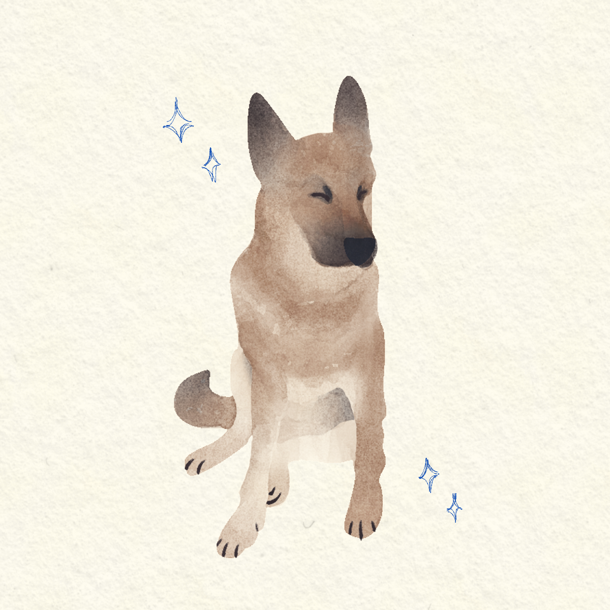 水彩画　自作画　真作　イラスト シンプルな水彩画風イラストの作り方TIPS！ by minktsu - お絵かきの