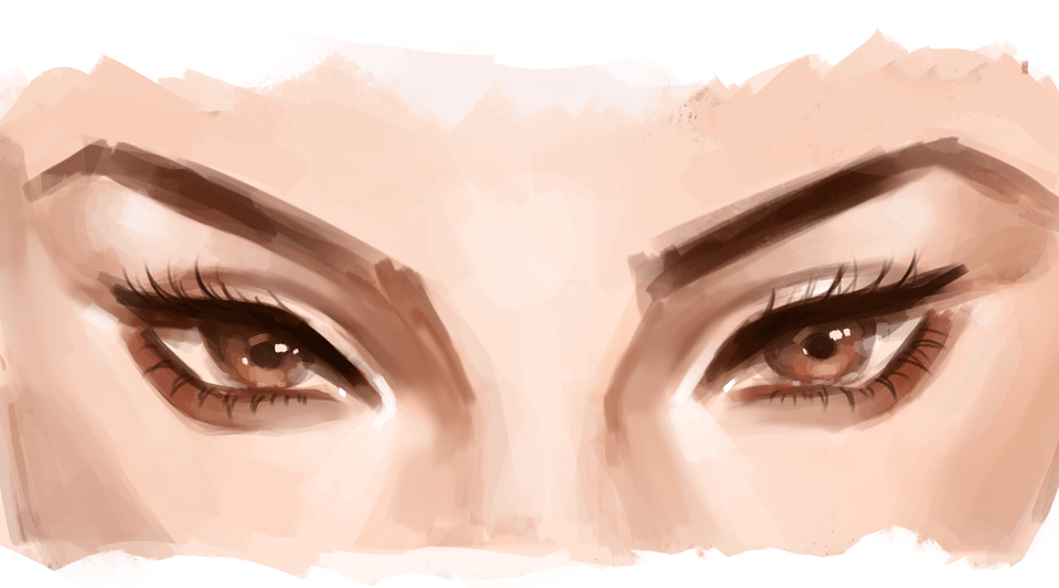 How To Draw Semi Realistic Eyes With Oil Watercolor Style By Akylha Clip Studio Tips