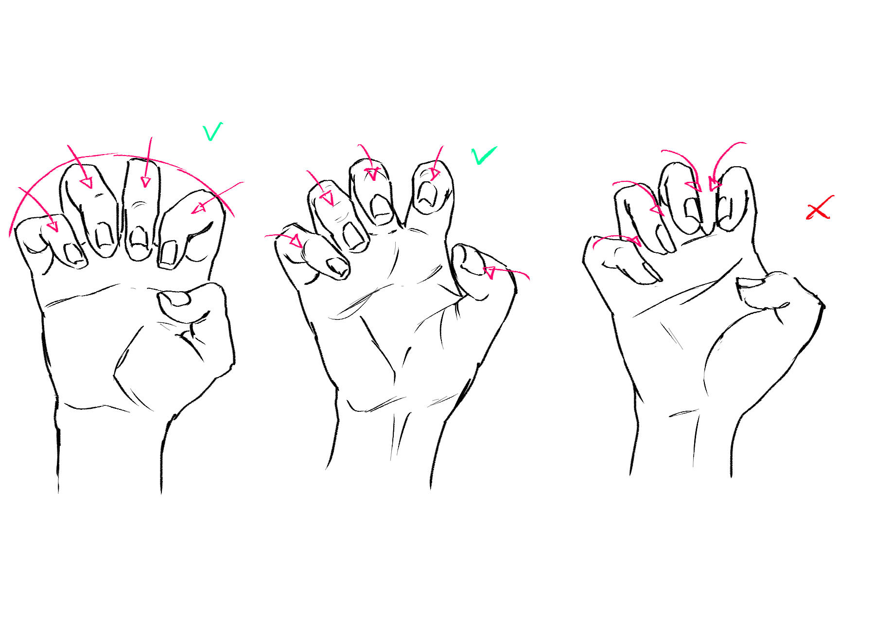 how to draw manga holding hands