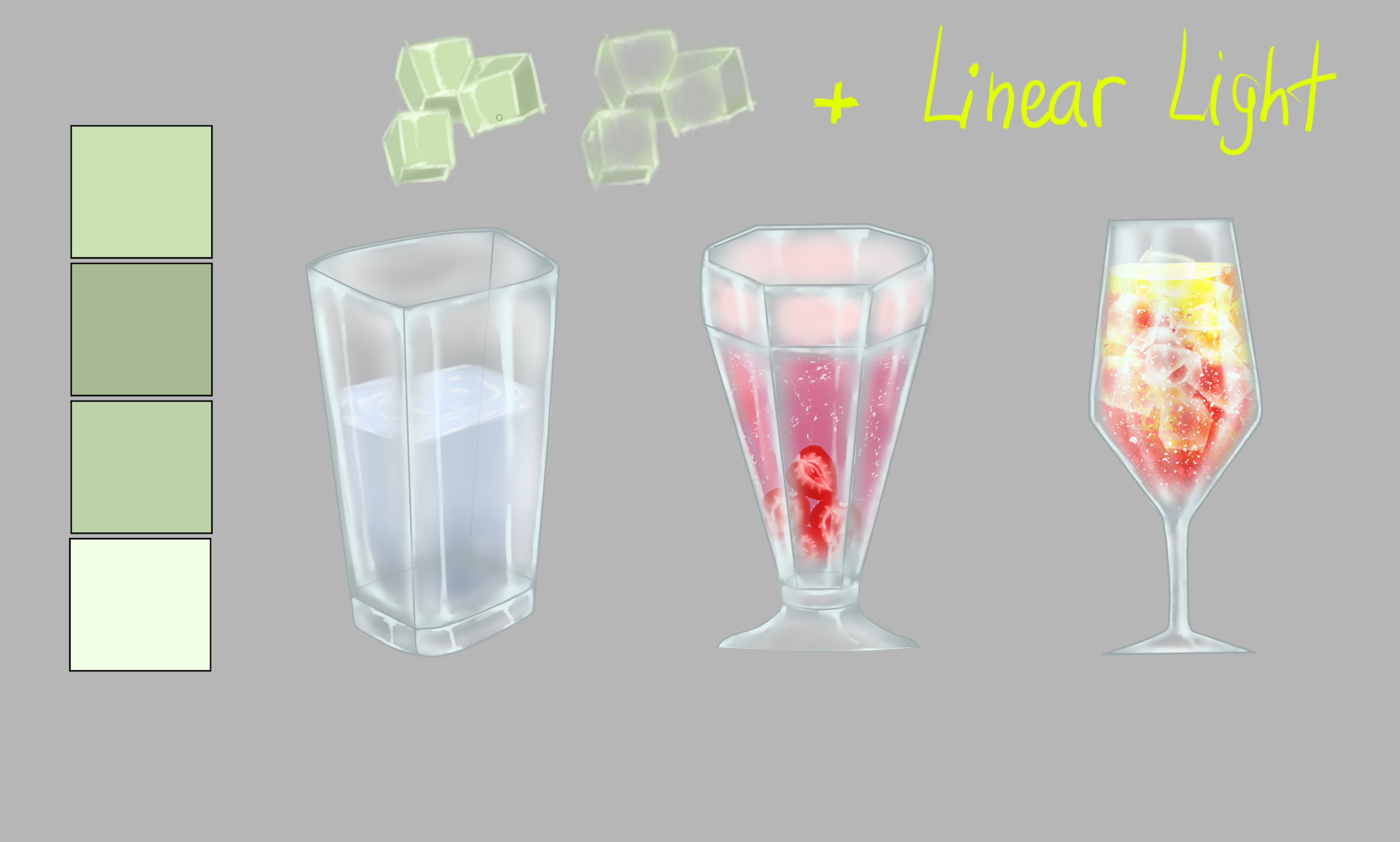 How to Draw a Glass of Water