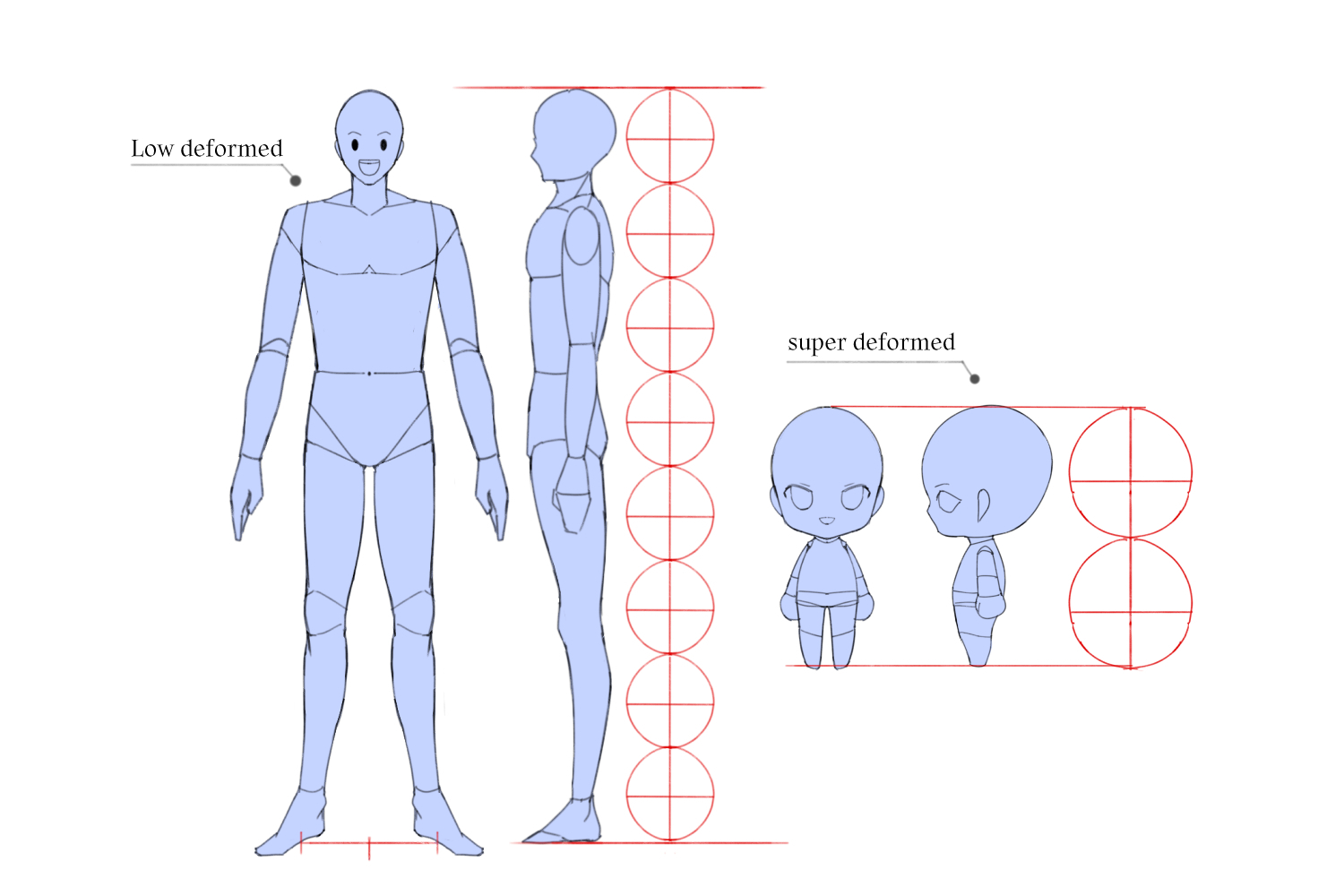 anime girl base standing