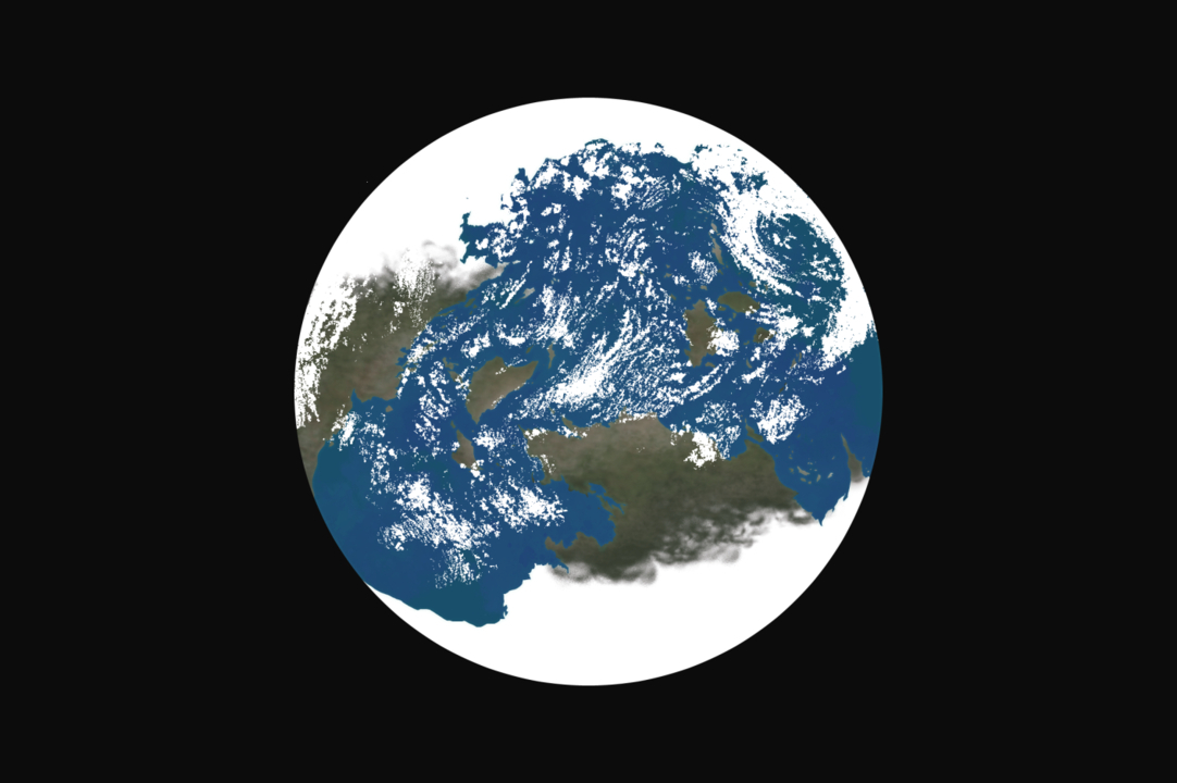 フィギュアツールを使用したSF太陽系外惑星の図解 by dreamscapemoire