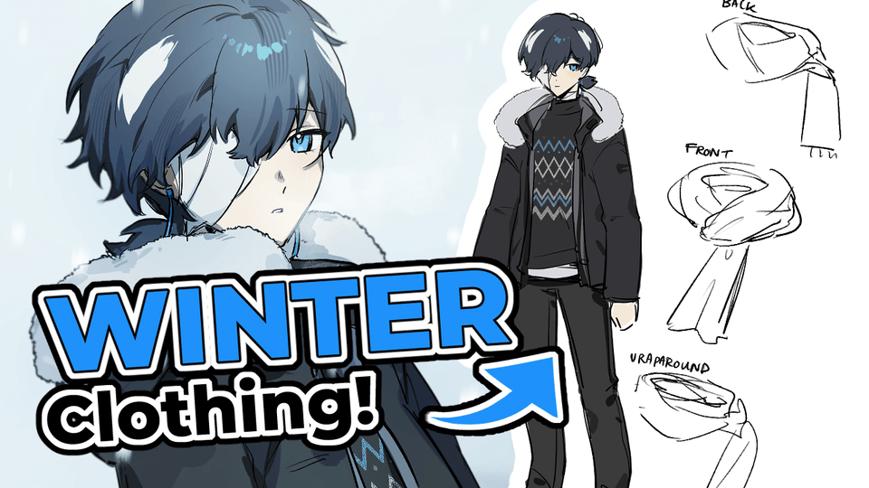 How to Draw Winter Clothing - Design & Draw an Illustration by oyunorka ...