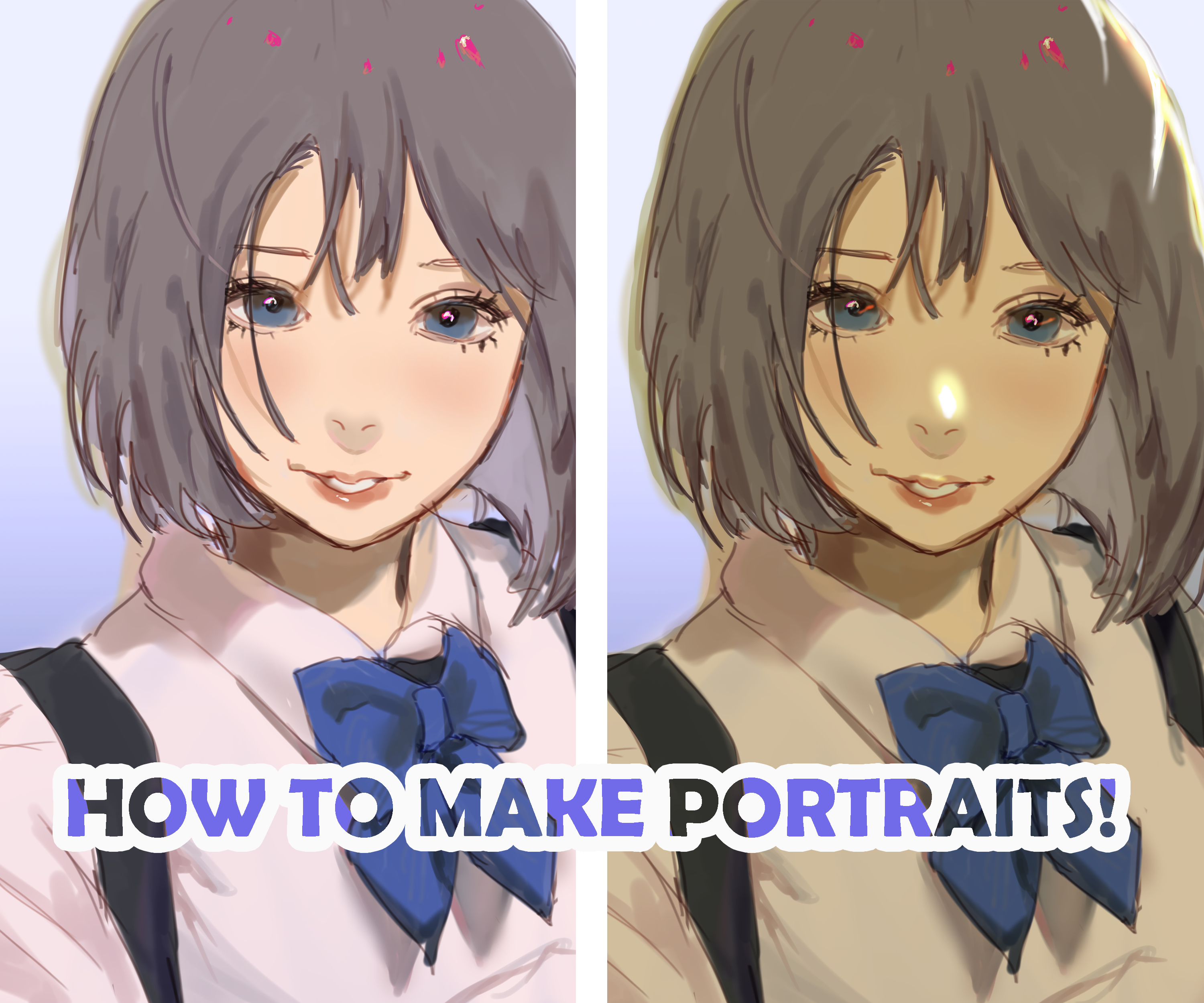 How to Draw Anime Tutorial with Beautiful Anime Character Drawings