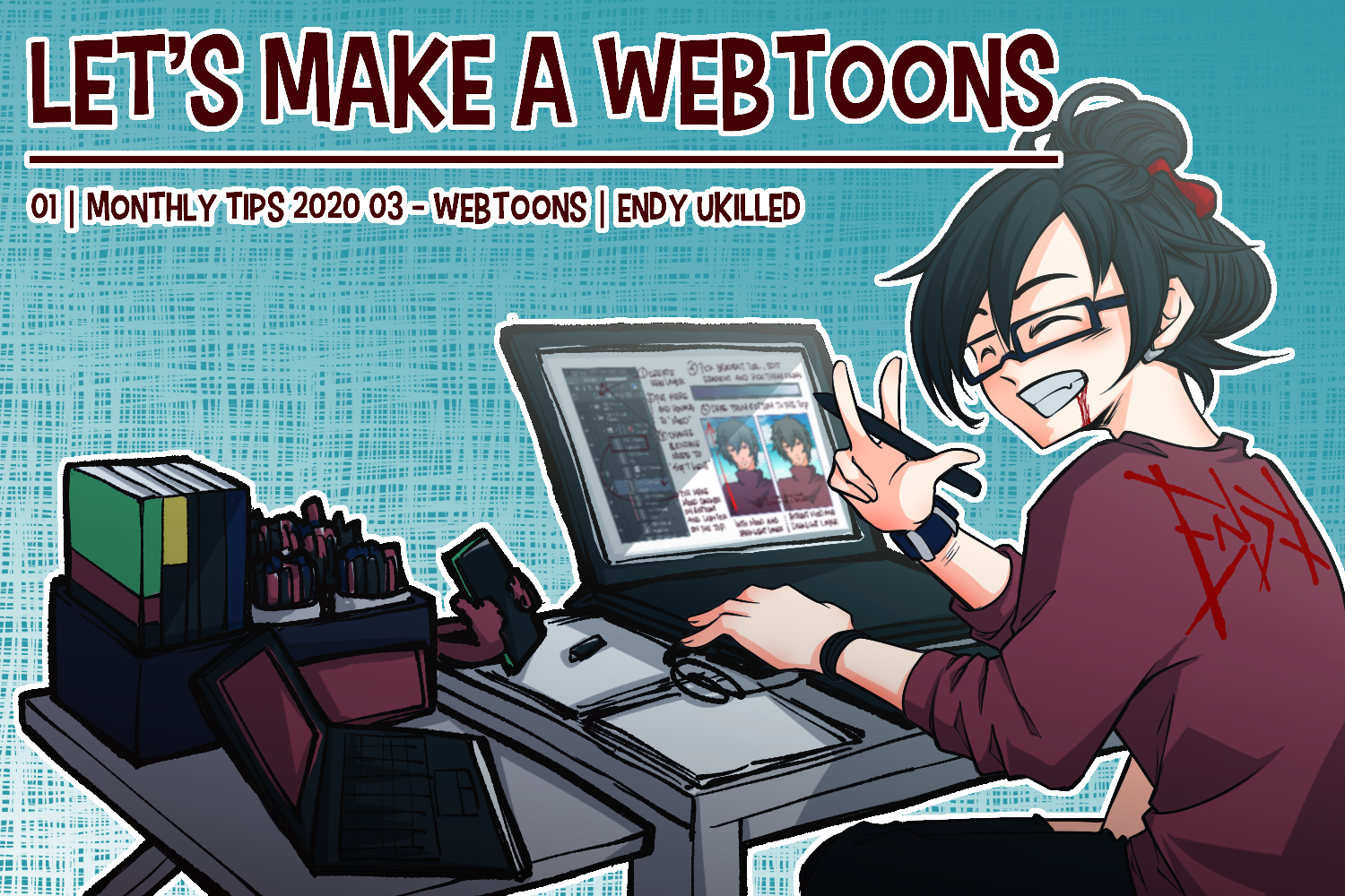 Simplifying Characters for Webtoons